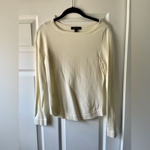 Ann Taylor White Light Sweater